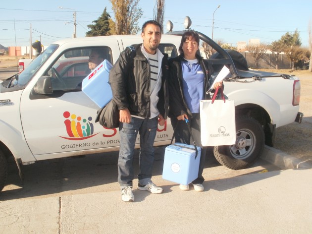 Este jueves, se trabajó específicamente en el barrio 544 Viviendas, 
