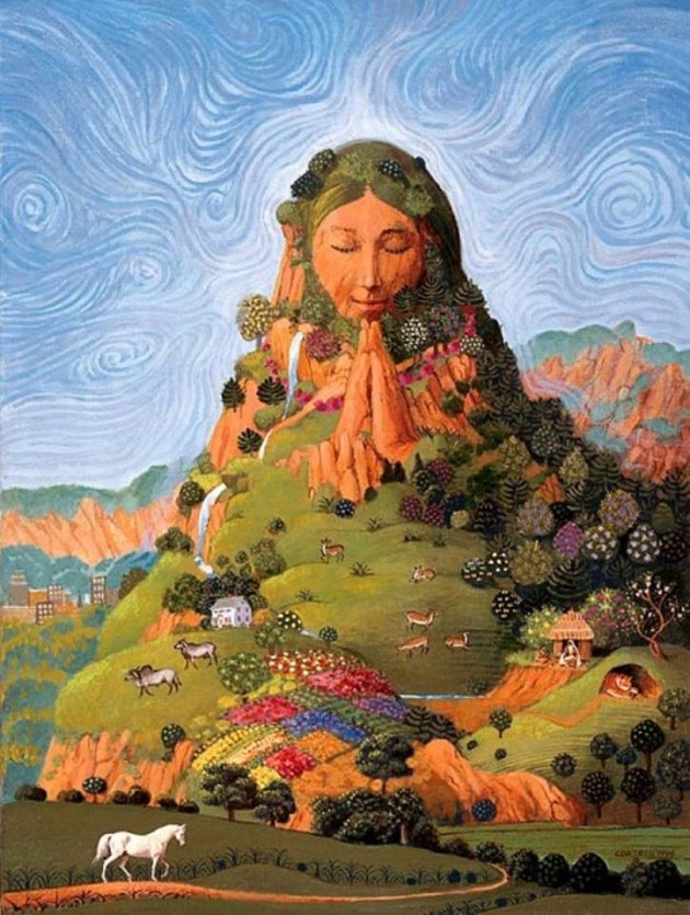 Artesanos, músicos y otros artistas en conmemoración al Día de la Pachamama