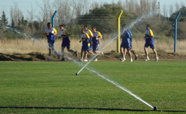 El plantel realizó las prácticas en el moderno predio que la institución tiene en el norte de la ciudad.