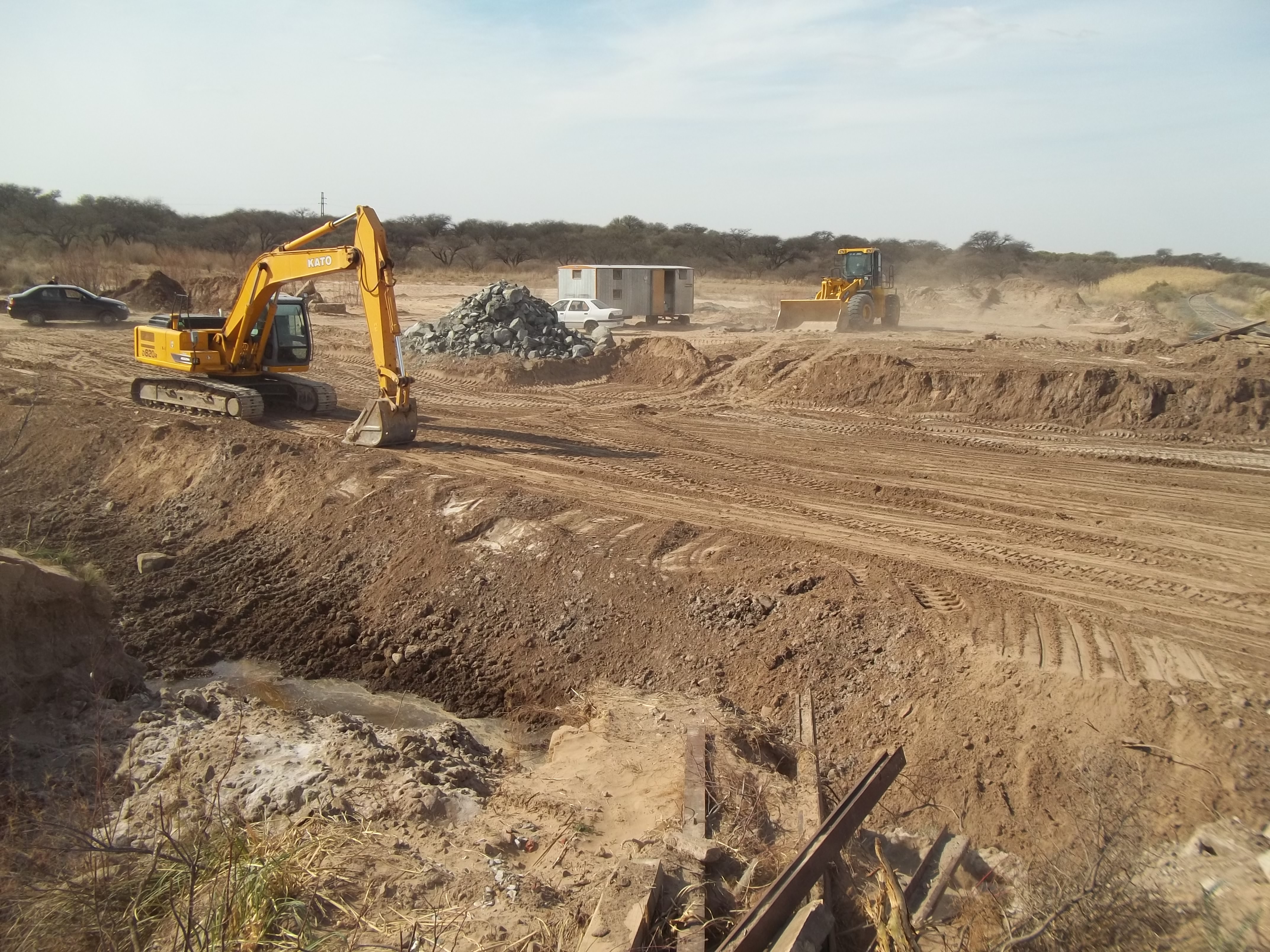 El nuevo puente dará solución a la zona afectada por la creciente del Río Nuevo en cercanías de Villa Reynolds