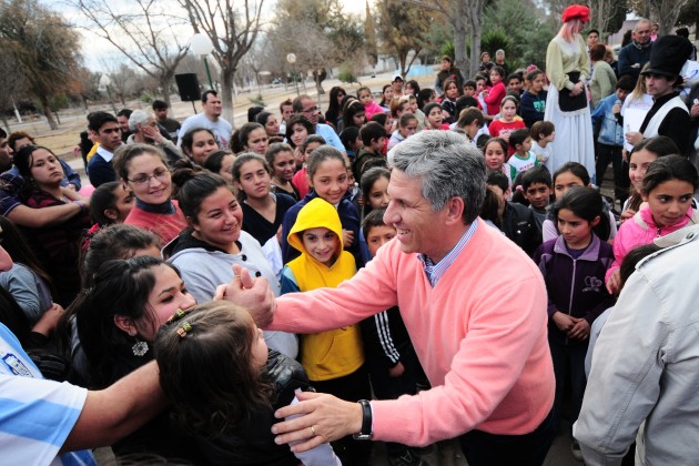 El buen clima acompañó a los mas de 200 chicos que participaron de los festejos