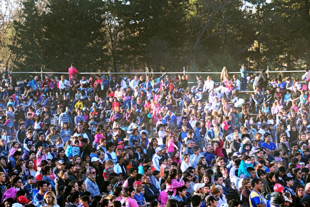 Familias completas festejaron el día del niño. 