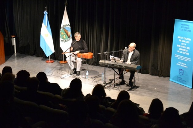 Los asistentes a la muestra pudieron disfrutar de la música folclórica cuyana