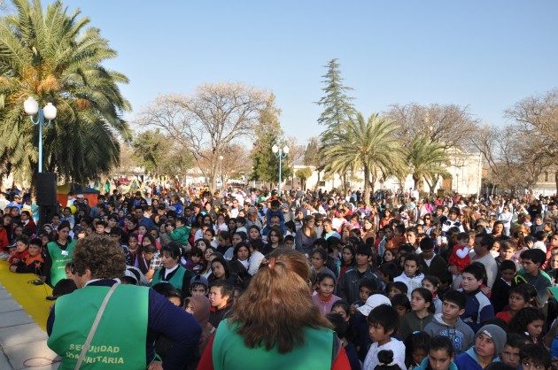 Los chicos de Quines festejaron su dìa