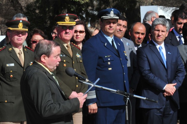 El intendente de la localidad, Jorge Melano.