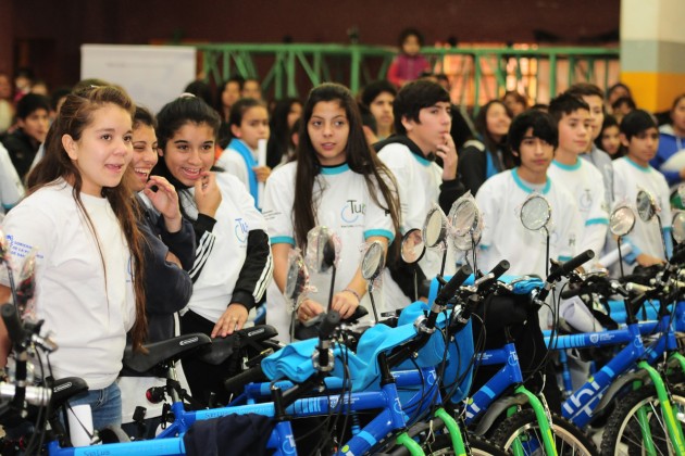 Lo mas emocionante de la tarde fue la sonrisa de los alumnos. 