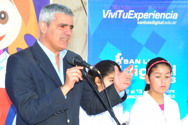 El vicegobernador Jorge Díaz, a cargo del Ejecutivo provincial encabezó todas las actividades