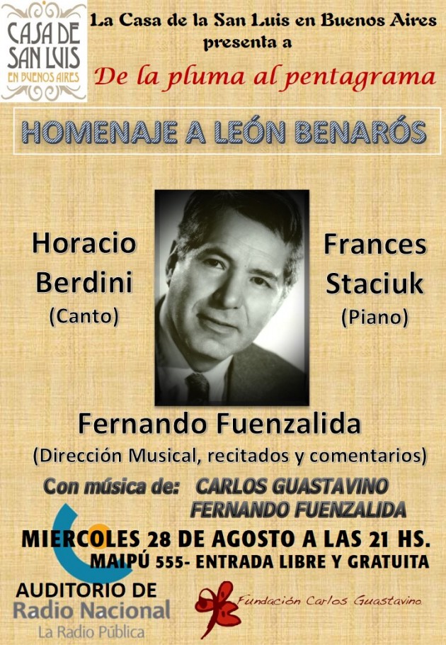 Homenaje a León Benarós