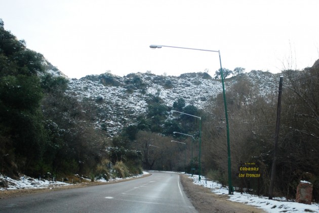 Las sierras de San Luis amanecieron nevadas