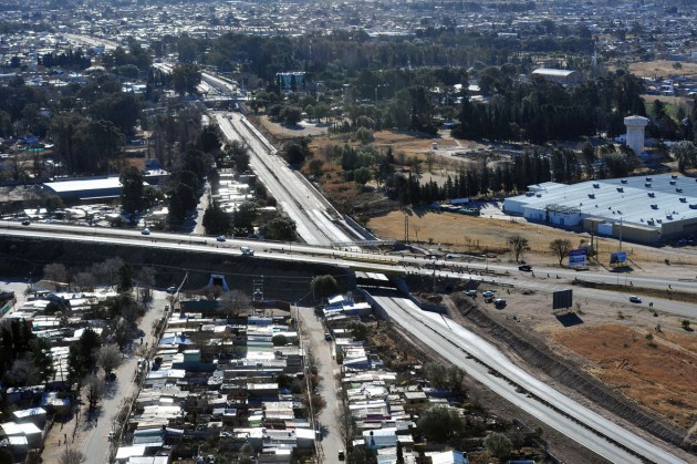 El último tramo a inaugurar es de tres kilómetros aproximadamente. Se extiende desde la Avenida Riobamba hasta la Autopista Serranías Puntanas.