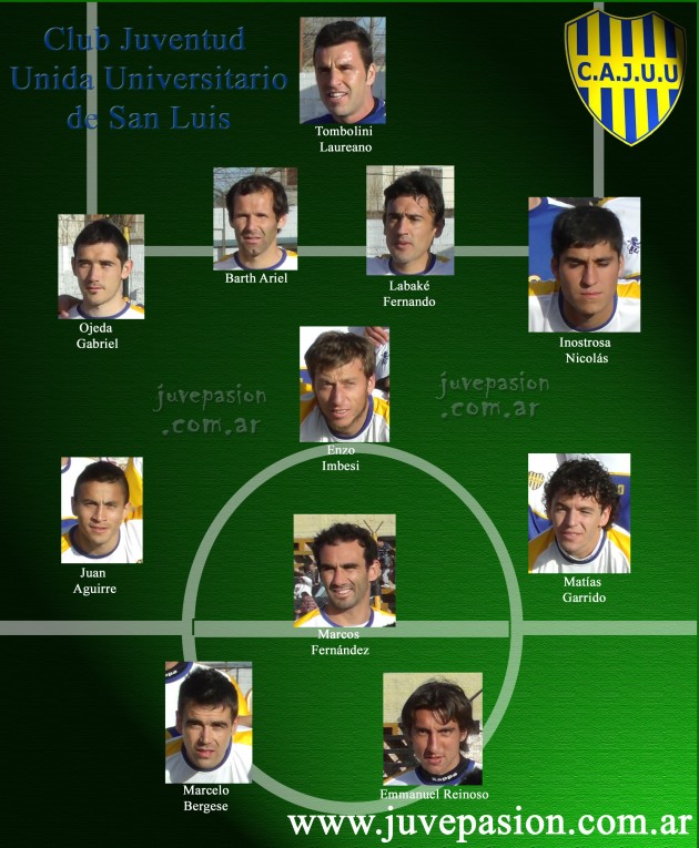 Este es el equipo que confirmó Tempesta para el partido de hoy.