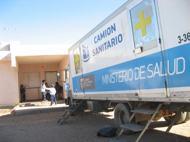 El camión sanitario recorrerá localidades del departamento Belgrano