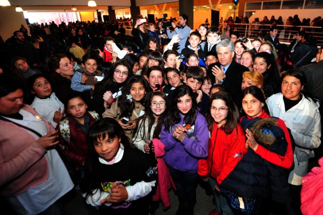 Los chicos participaron acompañados por docentes y padres