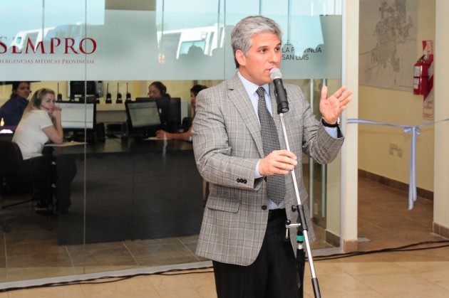 "Es una fuerte inversión en salud", dijo Poggi sobre el nuevo centro de atención SEMPRO.