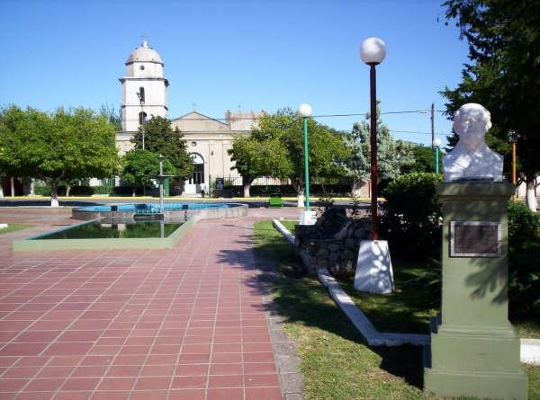 Plaza principal de la localidad de San Francisco del Monte de Oro