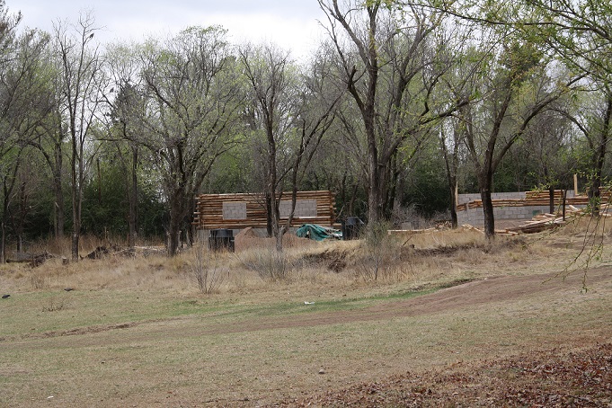 Algunos de los chalets que se construyen en el club náutico