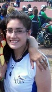 Lourdes Pinto es campeona provincial de lanzamiento de bala en los Intercolegiales
