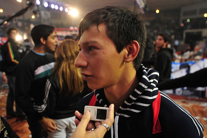 Para Francisco “el boxeo significa sacrificio para poder llegar”