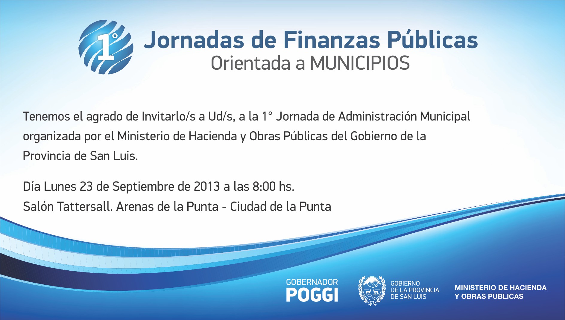La actividad es organizada por el Ministerio de Hacienda y Obras Públicas