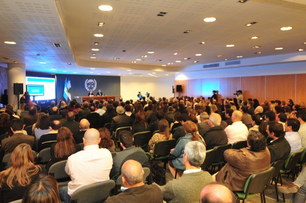 el acto se realizó en el Salón Blanco de Terrazas del Portezuelo