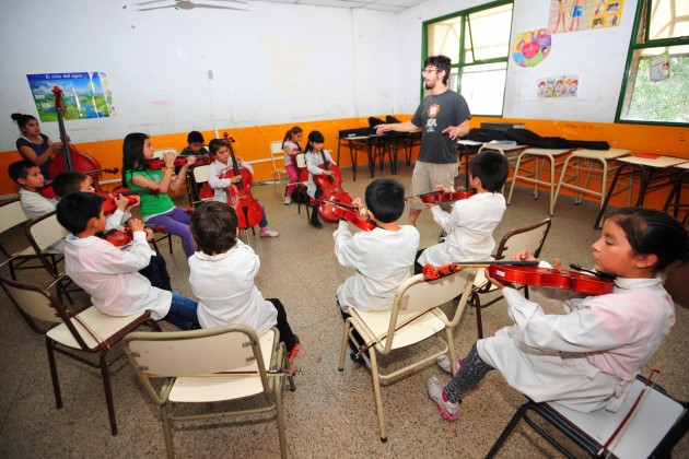 La pequeña orquesta del Barrio Pucará