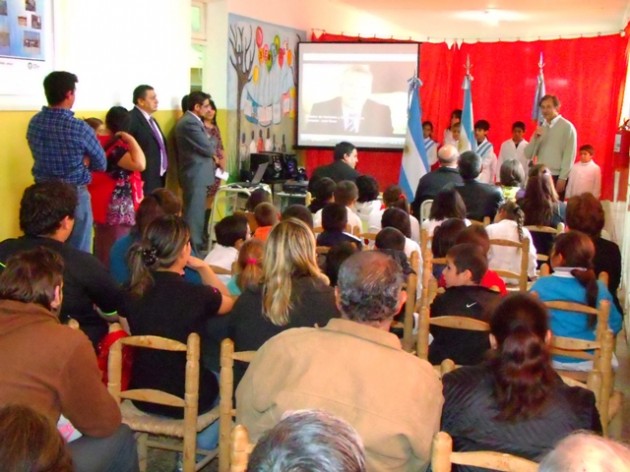 El acto se llevó a cabo en la Escuela Nº436 “Juan José Paso”, de Jarilla