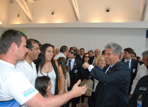El gobernador y su comitiva arribaron a San Luis