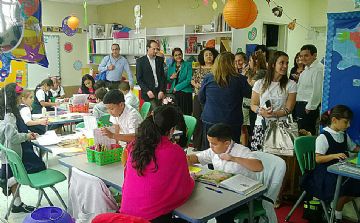 En su segundo día en Puerto Rico, la delegación argentina visitó la Escuela Bilingüe Innovadora