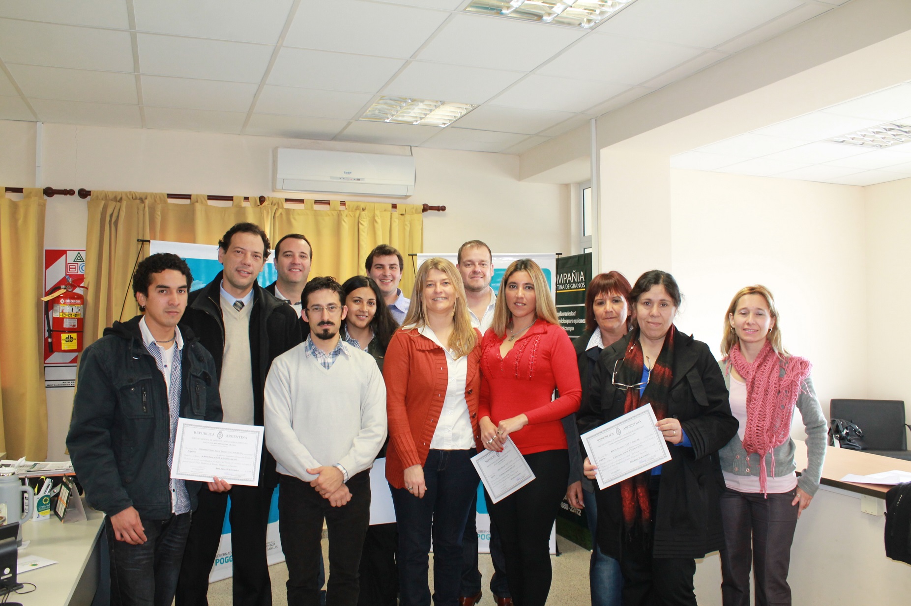 12 alumnos de Villa Mercedes y localidades aledañas recibieron el certificado en Perito Clasificador
