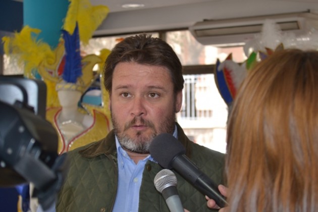 Juan José Civalero, director de la Escuela de Samba “Sierras del Carnaval”