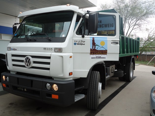 Este camión es una herramienta más en el ciclo de tratamiento y reciclado