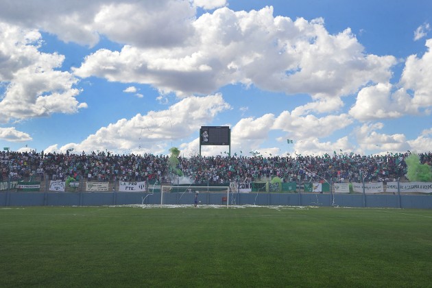 Postal histórica en el estadio de La Punta