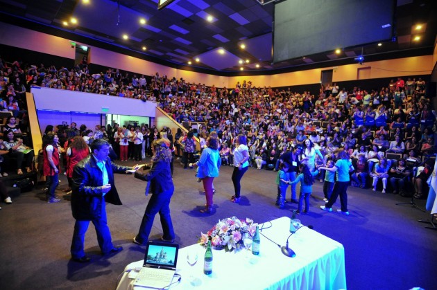 Las maestras  llegaron de diferentes partes de la provincia para participar de este encuentro organizado por la UNADENI 