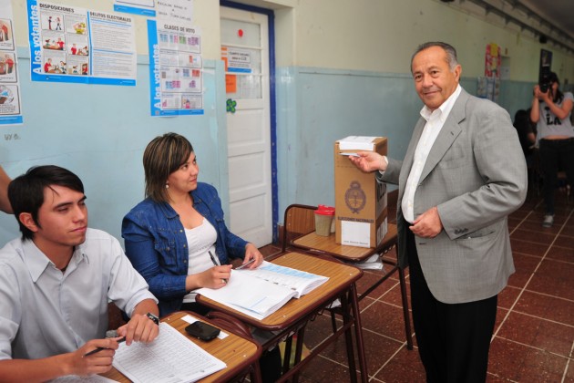 El  presidente del PJ y ex presidente de la Nación, Adolfo Rodríguez Saá