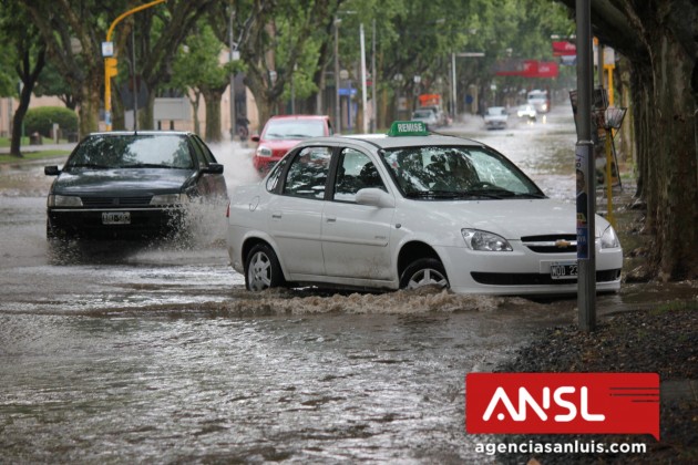 La lluvia fue torrecial