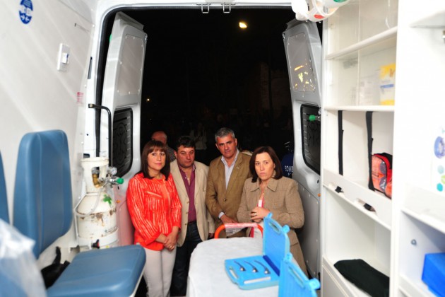 La ambulancia de última tecnología que recibió el Centro de Salud de Renca.