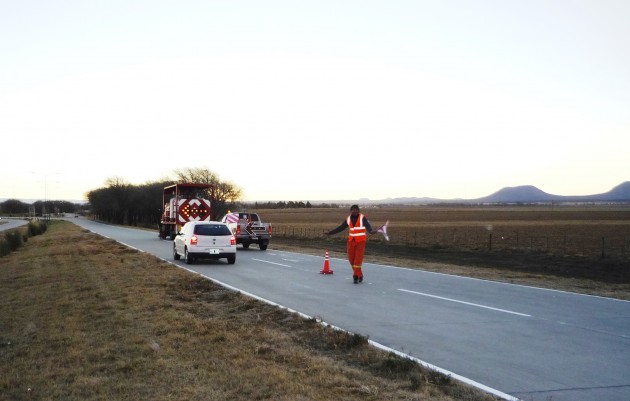 Los trabajos apuntan a mejorar la seguridad vial existente en la zona