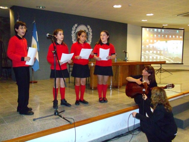 La música también fue parte del encuentro.