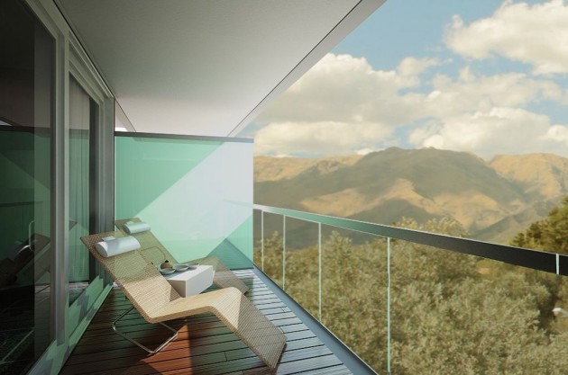 Contará con habitaciones con balcones terraza hacia la Sierra de los Comechingones