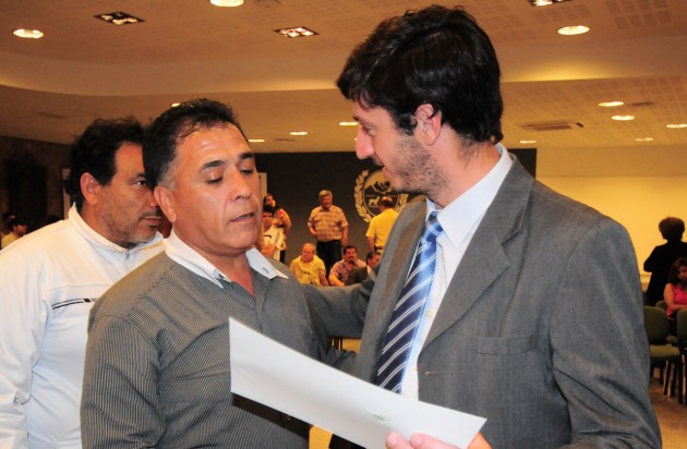 El legislador Karim Alume participó de la entrega de aportes de Pueblos Puntanos