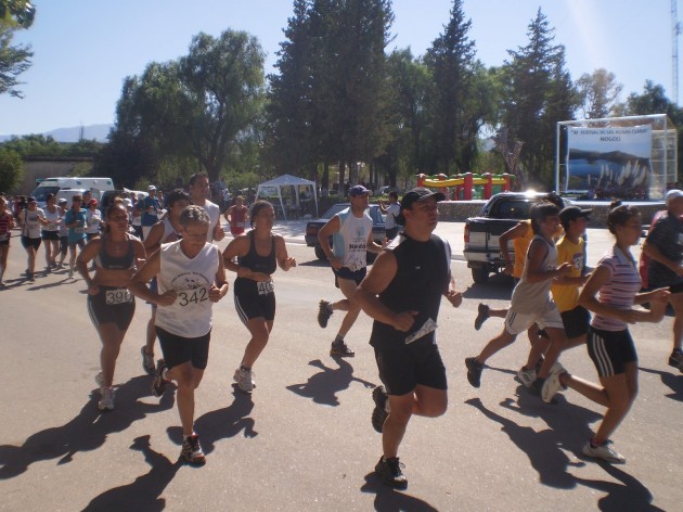 La primera carrera que organizó y fiscalizó la asociación fue en Nogolí.