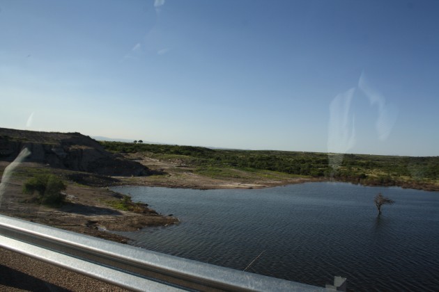 Vista del dique Piscu Yaco