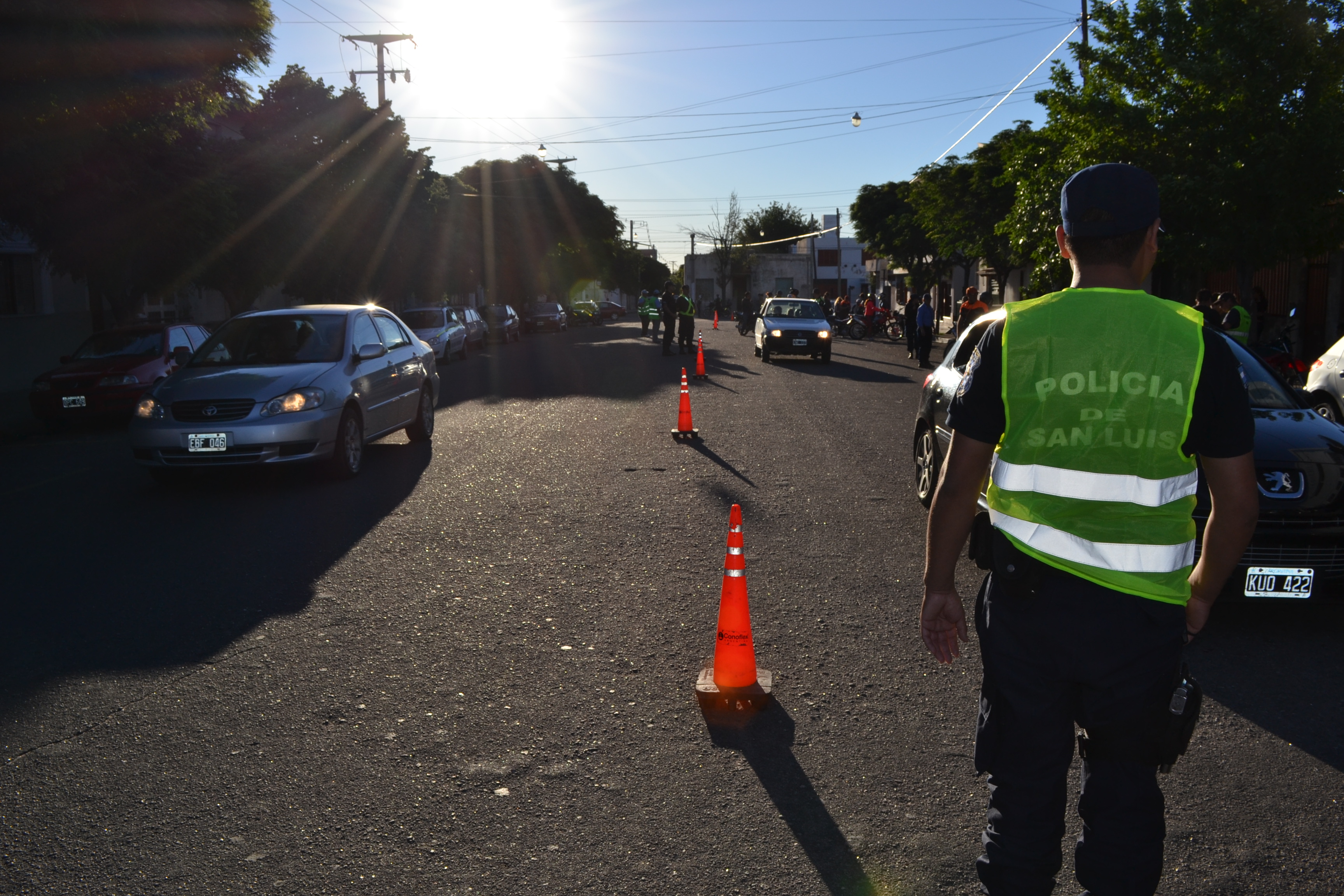 Durante el operativo, se retuvo un automóvil y 12 motos, y se labraron 18 actas de infracción