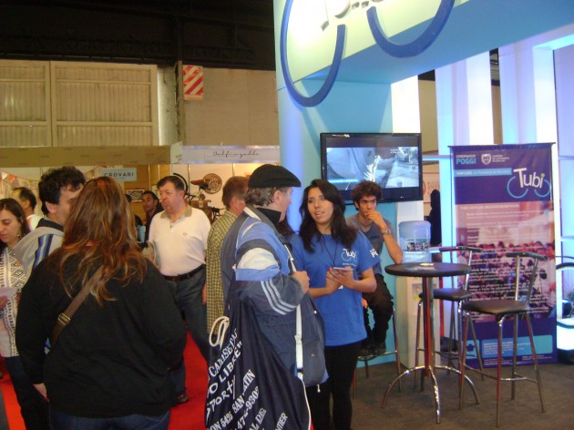 En la expo también estuvo presente un stand del Tour de San Luis