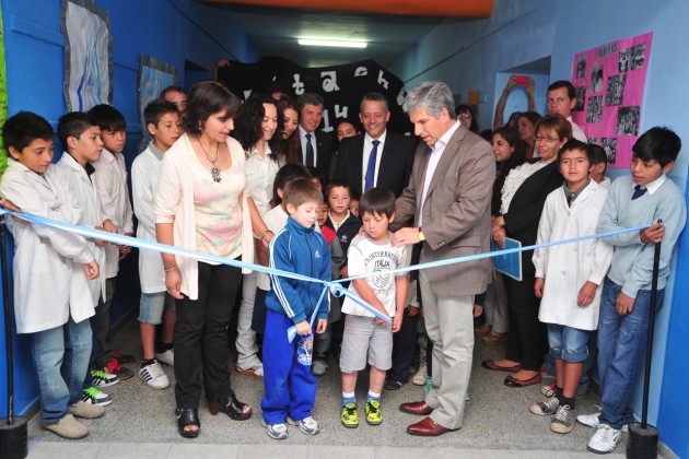 Inauguraron obras de ampliación y refacción en la escuela René Favaloro 