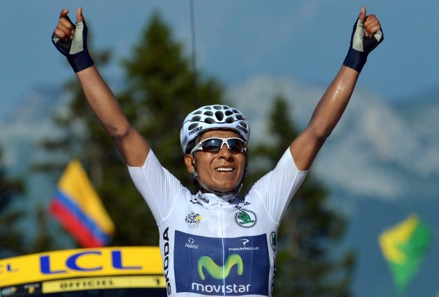 Nairo Alexander Quintana, fue segundo en el Tour de Francia este año, también llegará a San Luis