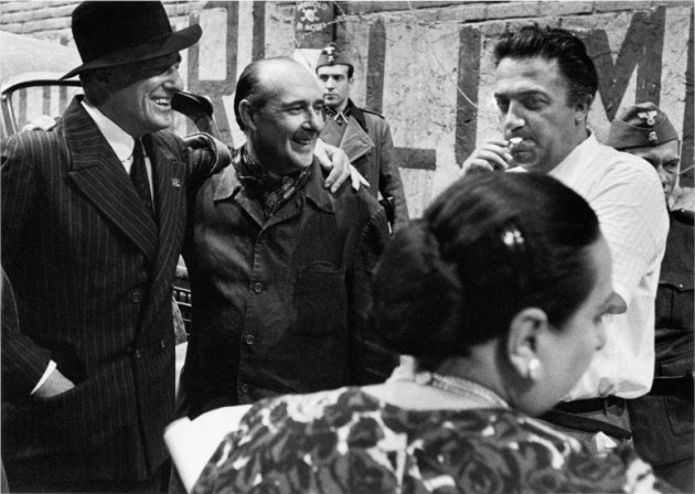 De Sica, Rosellini y Fellini. 