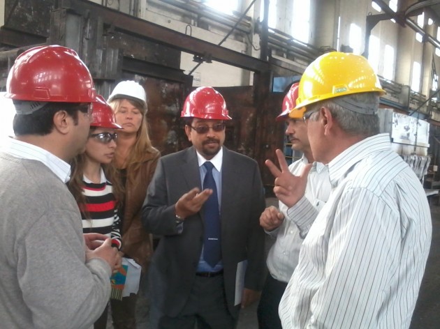 El gerente general de Exportaciones del Grupo Escorts, Rajiv Kumar, de la India, visitó Villa Mercedes