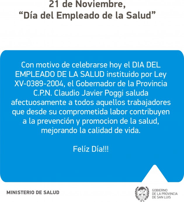 dia del empleado de la salud