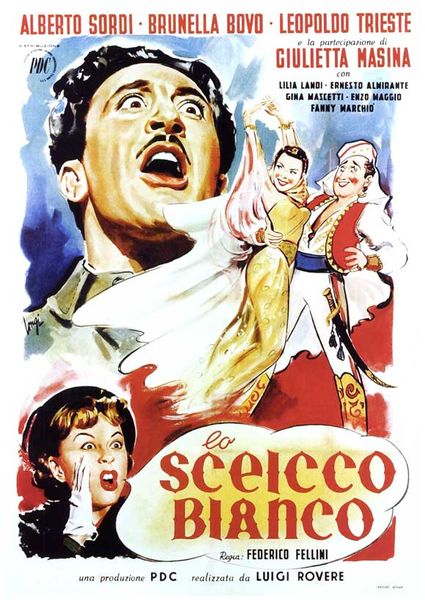 El jeque blanco de 1951. Una de las primeras películas que dirige Fellini.